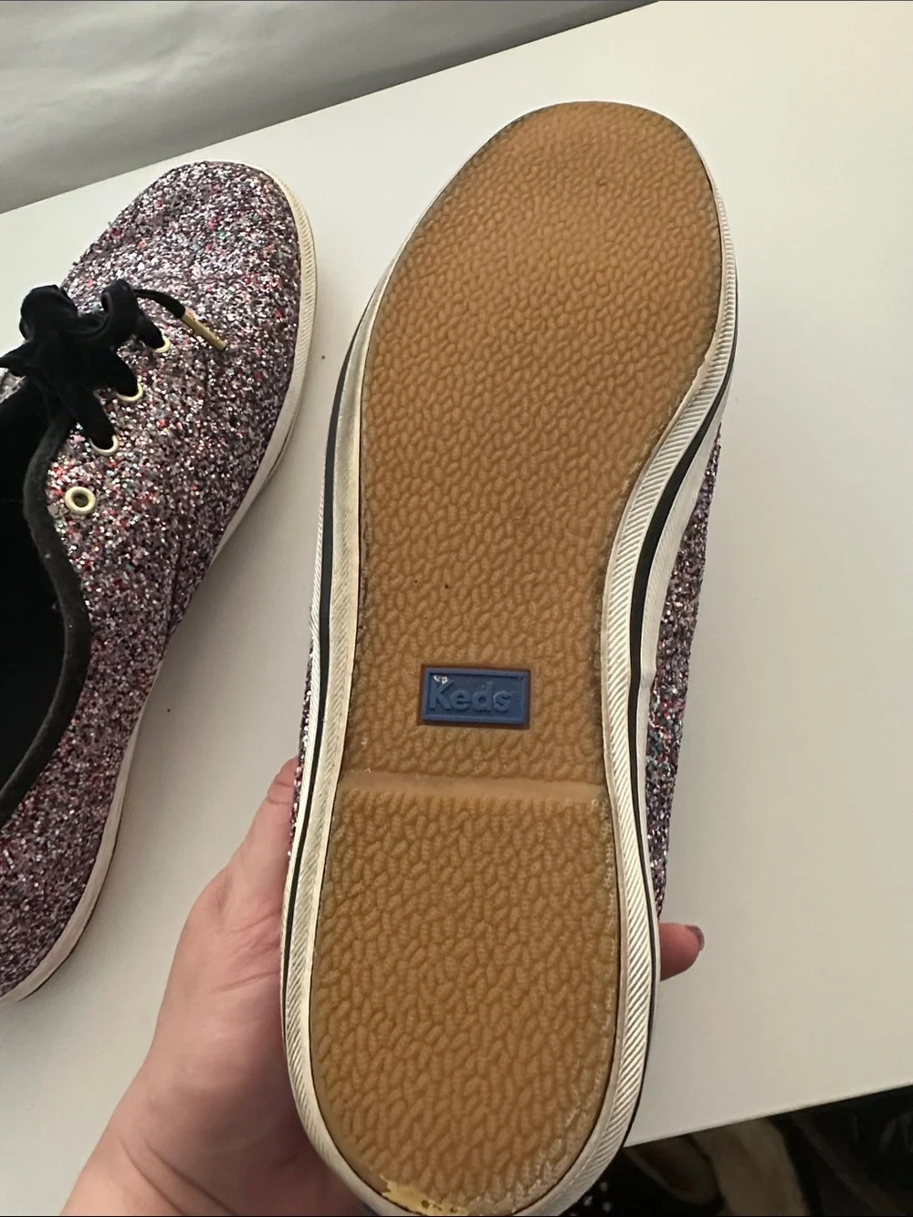 Keds x Kate Spade Multi-Color Glitter Sneakers in Women’s Size 11